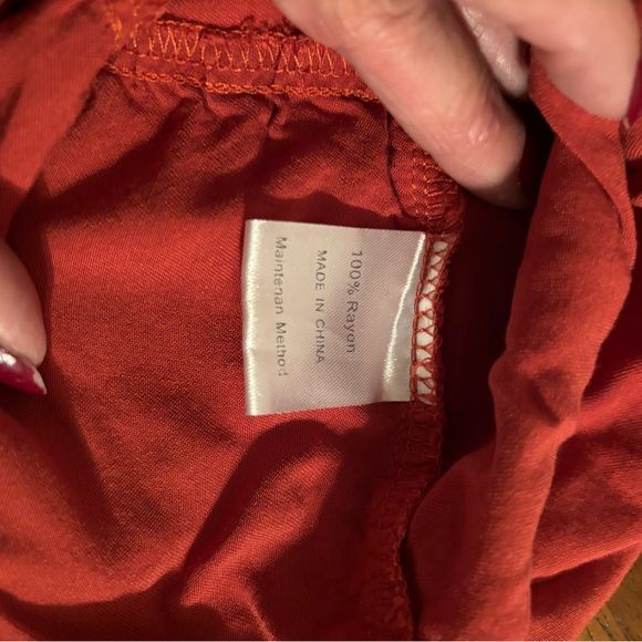 Chic One-Shoulder Coral Dress - Picture 5 of 6